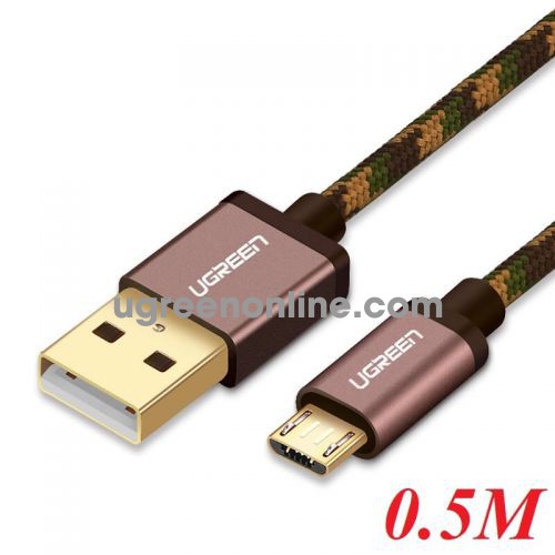 Ugreen 40424 0.5m micro usb 2.0 data cable Brown us246 10040424