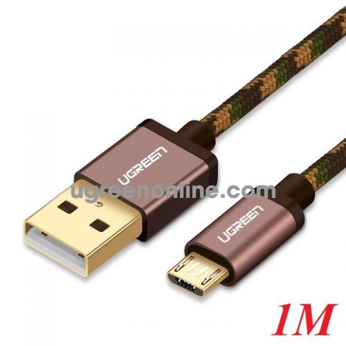 Ugreen 40425 1m micro usb 2.0 data cable Brown us246 10040425