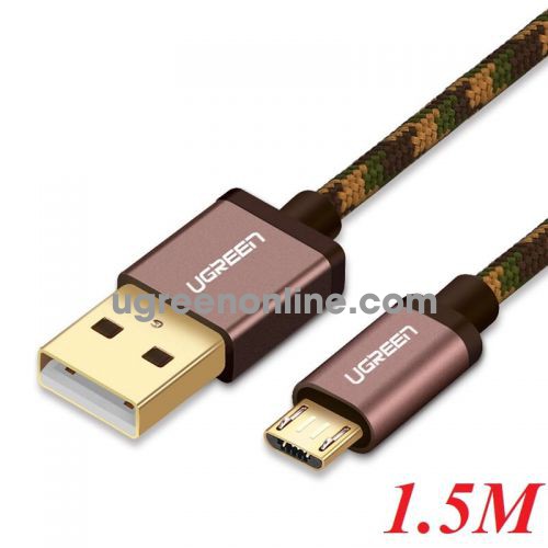 Ugreen 40426 1.5m micro usb 2.0 data cable Brown us246 10040426