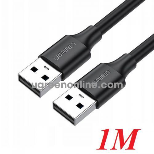 Ugreen 10309 1m usb2.0 a male to a male cable us102 10010309