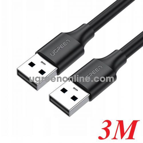 Ugreen 30136 3m usb2.0 a male to a male cable us102 10030136