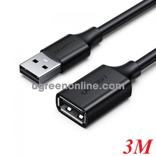 Ugreen 10317 3m usb 2.0 a male to a female extension cable us103 10010317