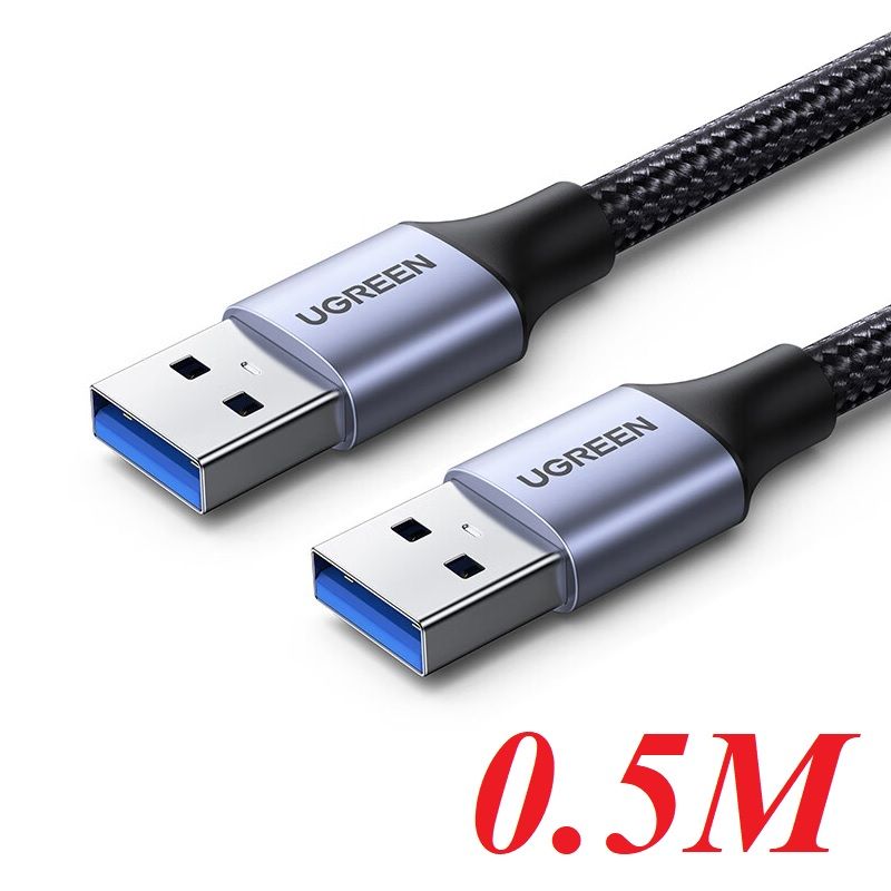 UGREEN USB-C 2.0 TO USB-C 5A ALUMINUM CASE WITH BRAID 2-IN-1 100W 1.5M