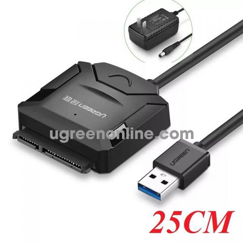 Ugreen 20231 0.25m usb 3.0 to sata adapter cable 25cm cr108 10020231