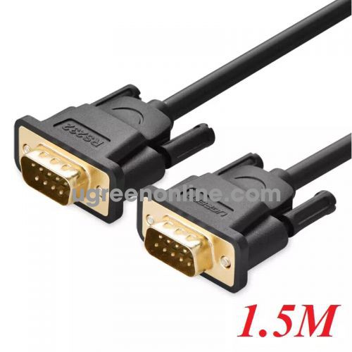 Ugreen 20153 1.5m db9 rs 232 adapter cable male to male db101 10020153