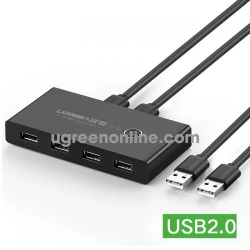 Ugreen 30767 2 in 4 out usb2.0 sharing switch box usb 2.0 us216 10030767