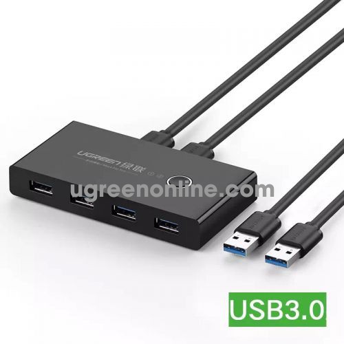 Ugreen 30768 2 in 4 out usb2.0 sharing switch box usb 3.0 us216 10030768