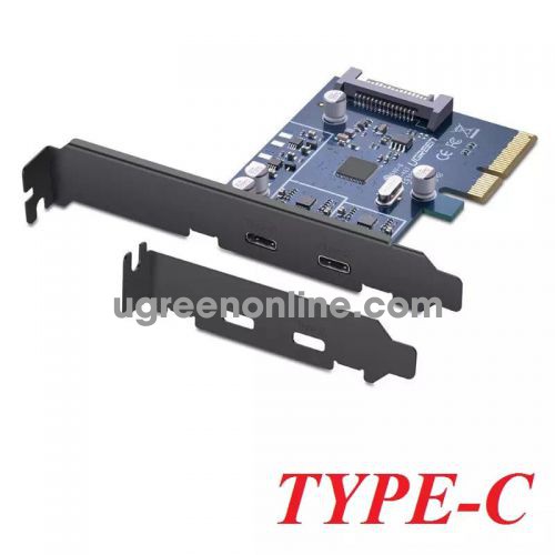 Ugreen 30773 pci e to 2 x type c converter card us230 10030773