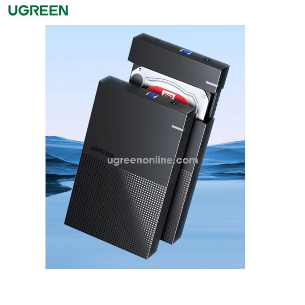 UGREEN USB 3.0 Dual Bay Hard Drive Enclosure with RAID - Thumbnail 4