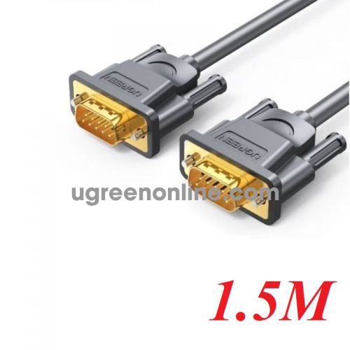 Ugreen 60308 1.5M Cross over Mode 30AWG DB9 Serial Cable Male to Male DB102 10060308