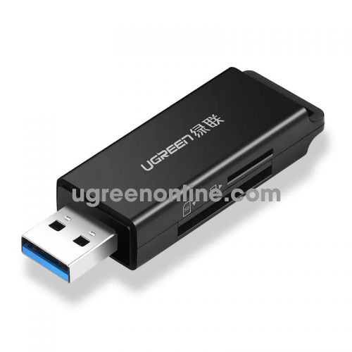 Ugreen 40750 Black USB 3.0 Card Reader SD Micro SD CM104 10040750