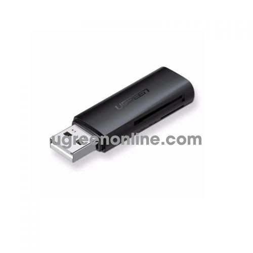 Ugreen 60721 Black USB 2.0 to SD Micro SD TF Memory Card Reader CM264 10060721