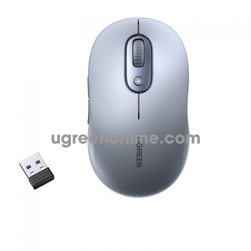 Ugreen 35900 2.4Ghz 4000 DPI Mouse Wireless chất liệu nhựa ABS màu xám M556 10035900