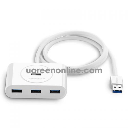 Ugreen 20283 1m usb 3.0 hub with micro usb power port màu trắng cr113 10020283