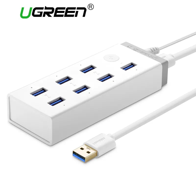 Адаптер Ugreen USB Hub 7 Ports. USB хаб Ugreen. USB Hub Ugreen 7-Ports 3.0. Разветвитель USB Ugreen для MACBOOK.