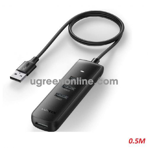 Ugreen 80656 0.5M Usb 3.0 4 Ports Hub Black CM416 10080656