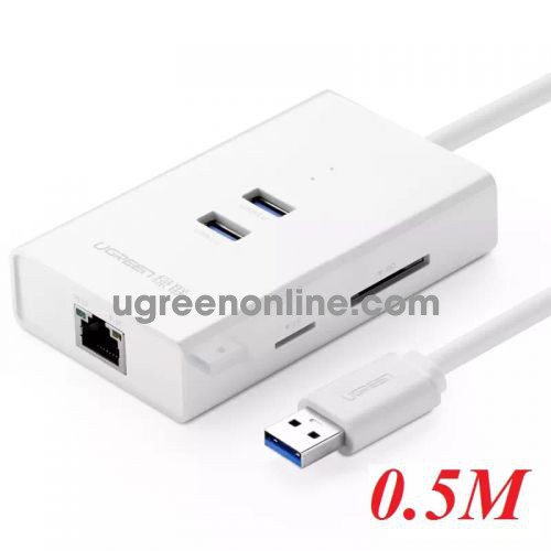 Ugreen 20248 Usb 3.0 Combo White 50Cm 20248 10020248