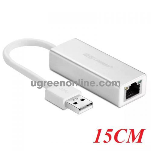 Ugreen 20257 Usb 2.0 To Rj45 Lan 10/100 Silver 20257 10020257