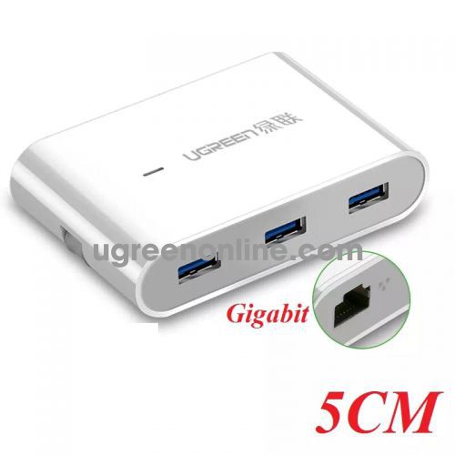 Ugreen 30281 Usb To Rj45 Gigabit With Usb 3.0 Hub White Us149 10030281